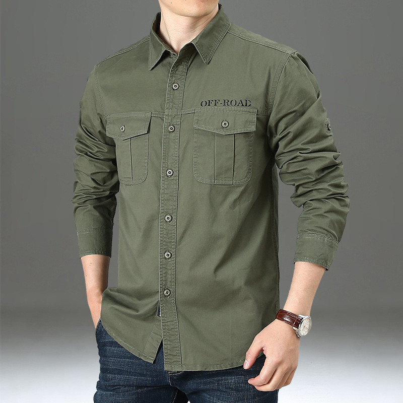 Wholesale Men Spring Autumn Fashion Casual Solid Color Plus