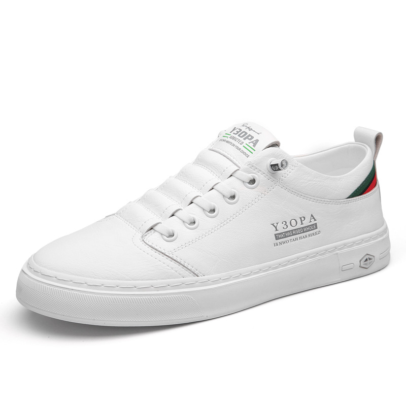 Wholesale Men Fashion Casual Commuter Flat Lace-Up Leather Shoes