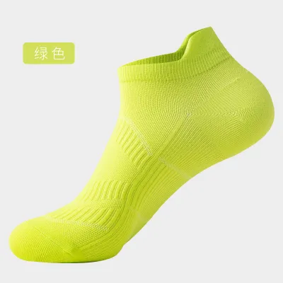 Men Casual Sports Solid Ankle Socks Nylon