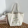 Small Yellow Flowers And Green Leaves Big Bag