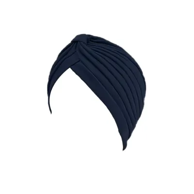 Women's Simple Solid Color Double-Layer Elastic Baotou Hat
