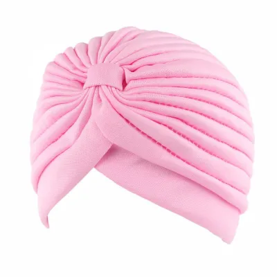 Women's Simple Solid Color Double-Layer Elastic Baotou Hat