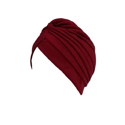 Women's Simple Solid Color Double-Layer Elastic Baotou Hat