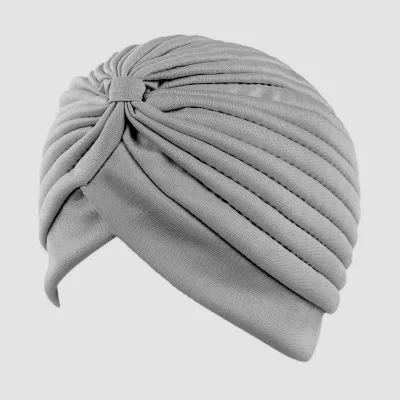 Women's Simple Solid Color Double-Layer Elastic Baotou Hat