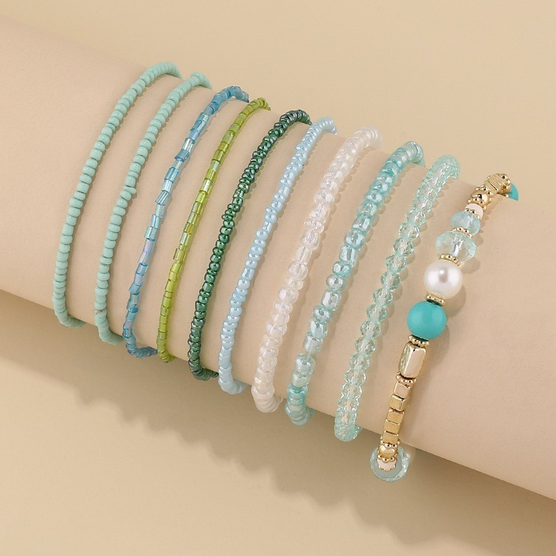 Wholesale Women Fashion Bohemian Style Natural Crystal Pearl