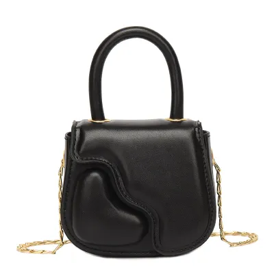 Kids Girls Heart Solid Color Crossbody Bag
