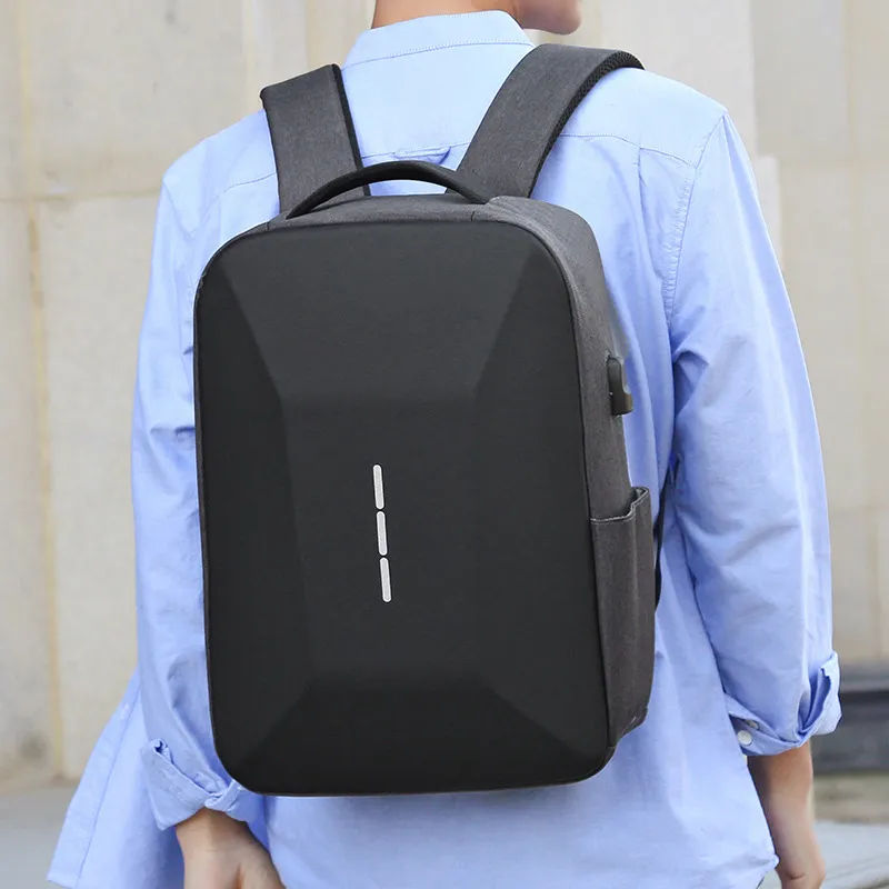 Men Casual Business Commuter Oxford Cloth Backpacks Anti-Splashing Water