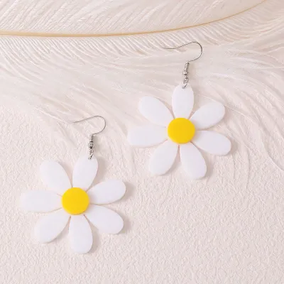 Fashion Acrylic Floral Earrings