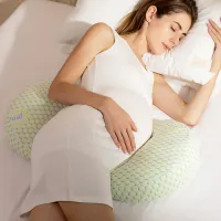 S-XL Women Flare Sleeve Maxi Long Maternity Dress