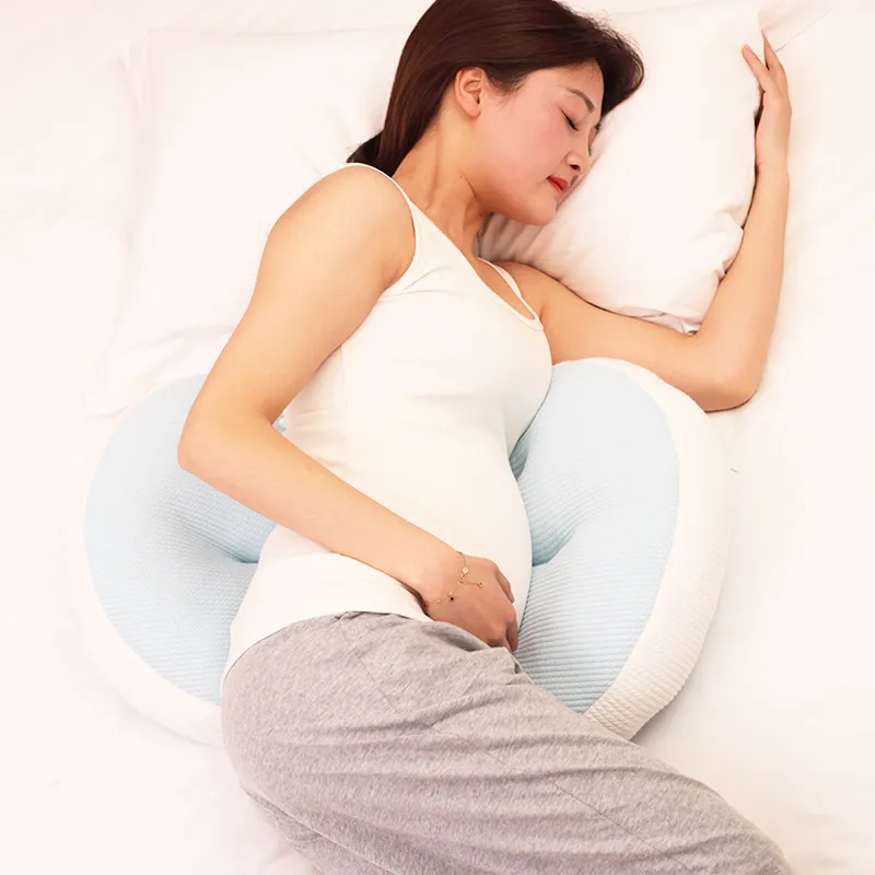 Multi-Functional U-Shaped Waist And Abdominal Pillow For Pregnant Women