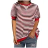 Striped White Red