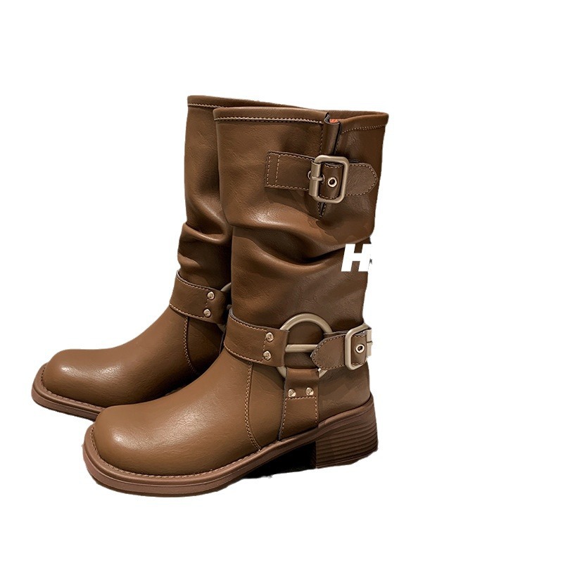 ショートブーツ・ブーティ DEINET TEDDY BEAR BUCKLE BOOTS IN BROWN TEDDY BEAR BUCKLE BOOTS IN BROWN - 감도 깊은 취향 셀렉트샵 29CM