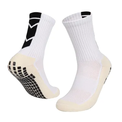 Men Sport Basketball Football Color Block Thickening Mid-Calf Socks
