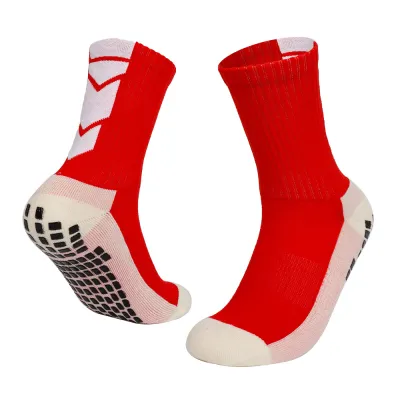 Men Sport Basketball Football Color Block Thickening Mid-Calf Socks