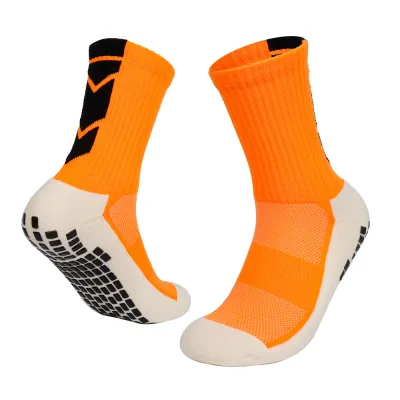 Men Sport Basketball Football Color Block Thickening Mid-Calf Socks