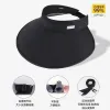 Pure Black [Double-Sided Ice Silk Big Brim Hat]]