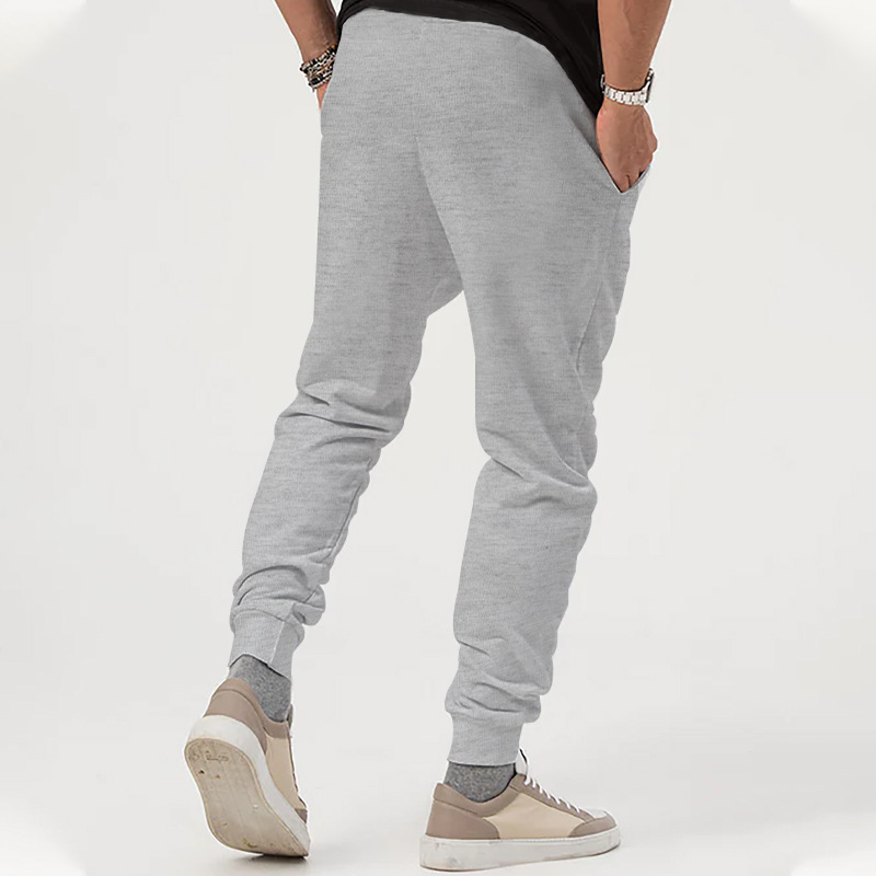 Wholesale Men Fashion Leisure Autumn Winter Solid Jogger Pants
