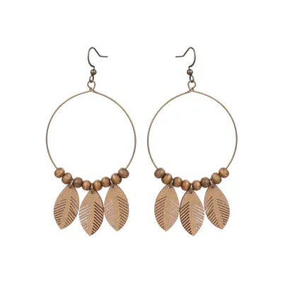 Bohemian Ethnic Vintage Geometric Alloy Tassel Earrings