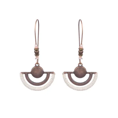 Bohemian Ethnic Vintage Geometric Alloy Tassel Earrings