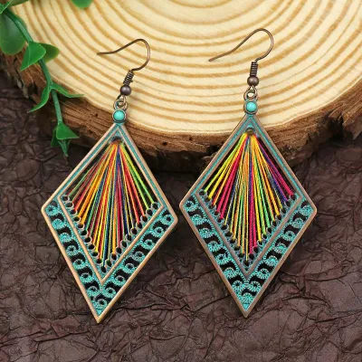 Bohemian Ethnic Style Retro Creative Tassel Earrings