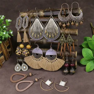 Bohemian Ethnic Style Retro Creative Tassel Earrings