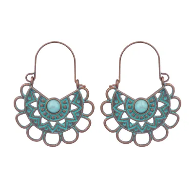 Bohemian Ethnic Retro Creative Turquoise Earrings for Women