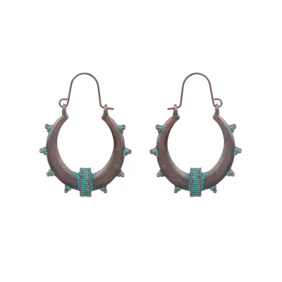 Bohemian Ethnic Retro Creative Turquoise Earrings for Women