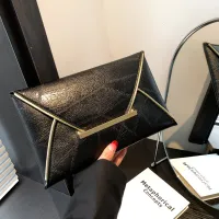 Women Casual Clamshell Design Solid Color Mini Crossbody Bag Purse