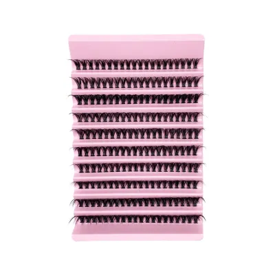 Women Natural Curled Segmented False Eyelashes High Imitation Material