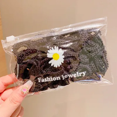Kids Girls Cute Sweet Candy Color High Elasticity Nylon Hair Rings