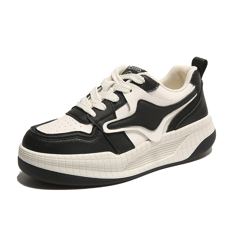 Wholesale Women Fashion Casual Thick-Soled Lace-Up Sneakers