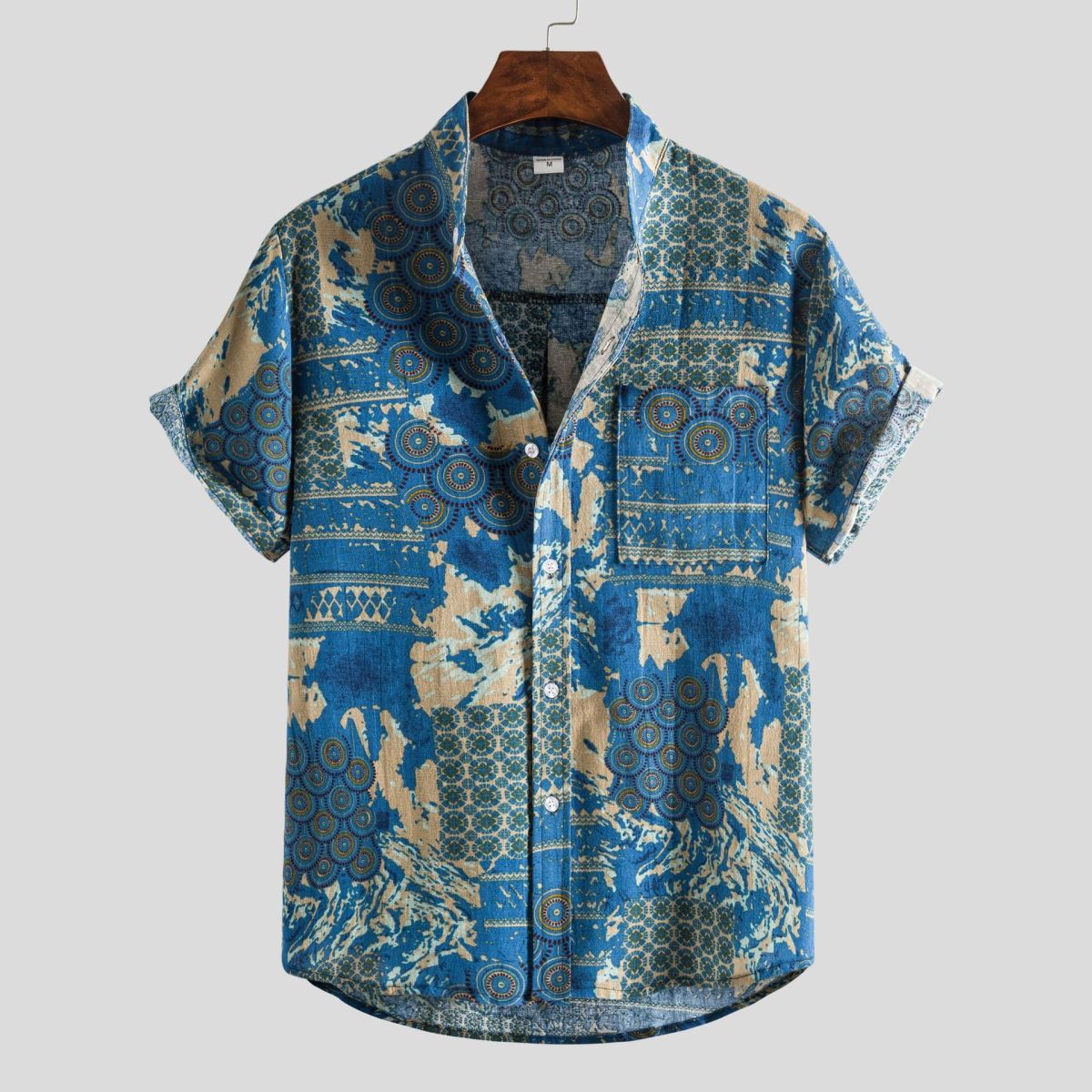 【SATIIIZ】Petyl printed short-sleeved T-shirt Wholesale Boy Fashion Printed Short-Sleeved Shirt With Two