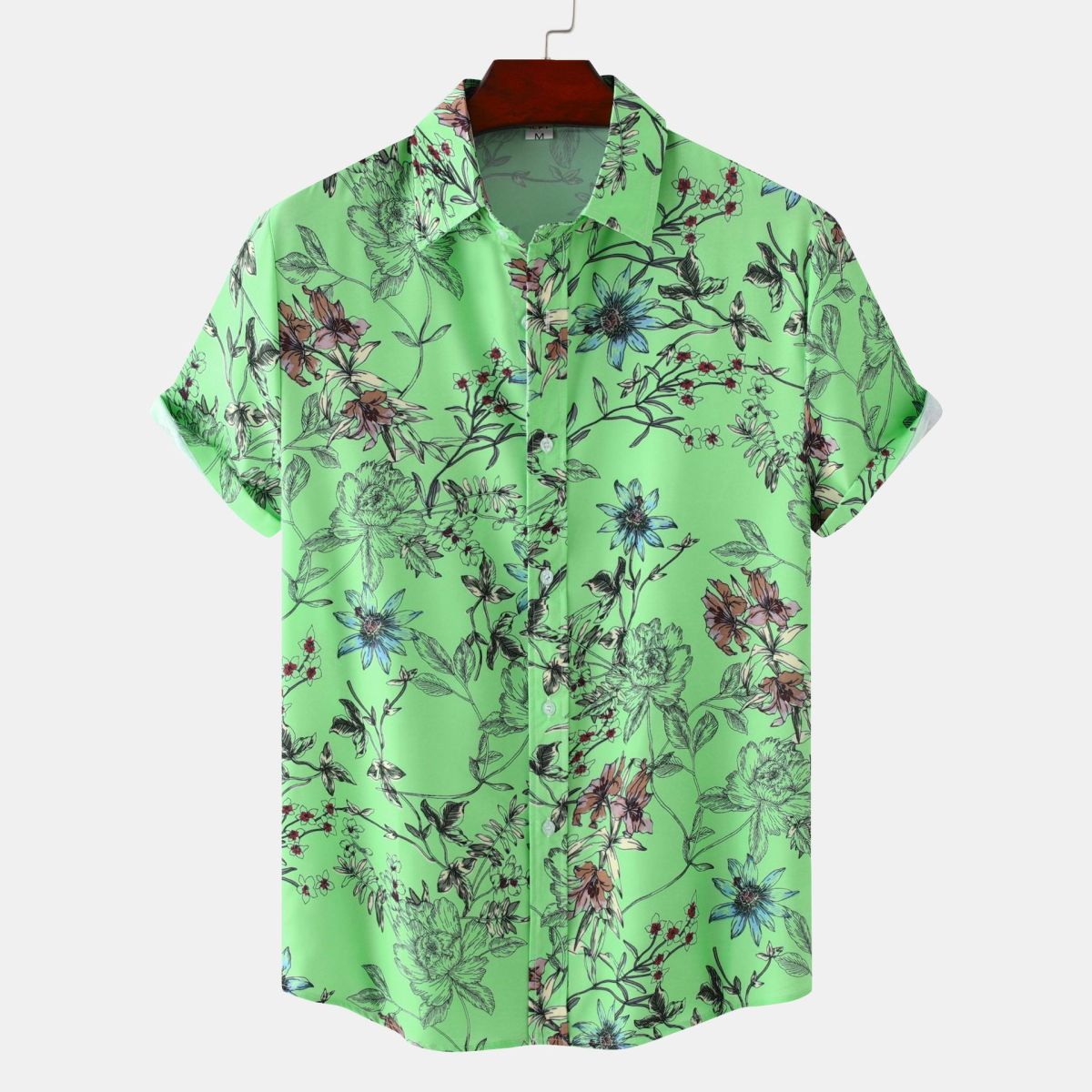 Tシャツ・カットソー   Men's Relaxed Fit Flower Applique Logo Short Sl 161431465-dynamic1-pdp?$