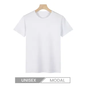 Unisex Thermal Sublimation Modal Crew Neck Short Sleeve T-Shirt