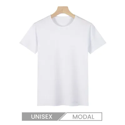 Unisex Thermal Sublimation Modal Crew Neck Short Sleeve T-Shirt
