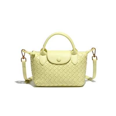 Fashion Solid Color PU Shoulder Bag with Magnetic Buckle