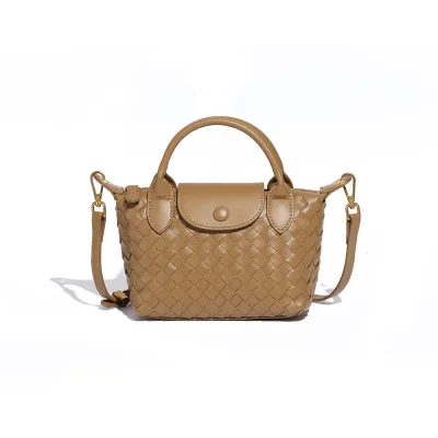 Fashion Solid Color PU Shoulder Bag with Magnetic Buckle