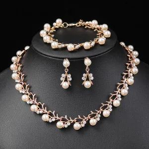 Fashion Temperament Pearl Jewelry Set