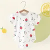 Pp Short Sleeve Bag Fart Clothes-Strawberry