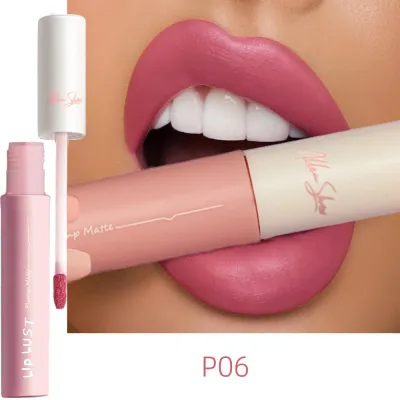 Allen Shaw Women Simple Moisturizing Waterproof Matte Lip Glaze Long Lasting