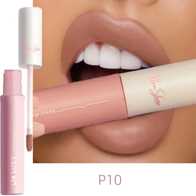 Allen Shaw Women Simple Moisturizing Waterproof Matte Lip Glaze Long Lasting