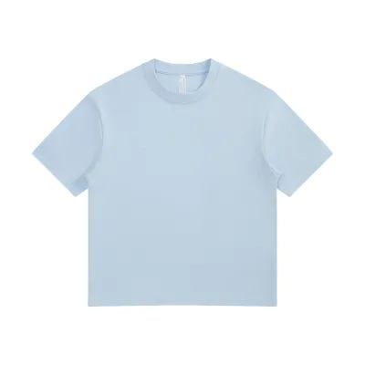 Big Kids Children 100% Cotton Crew Neck 240gsm Solid Color T-Shirt Logo Printing Custom