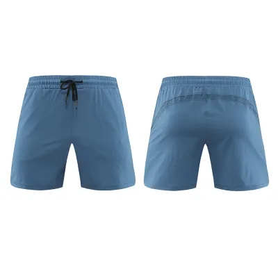 Men Casual Solid Color Sports Training Quick-Drying Shorts
