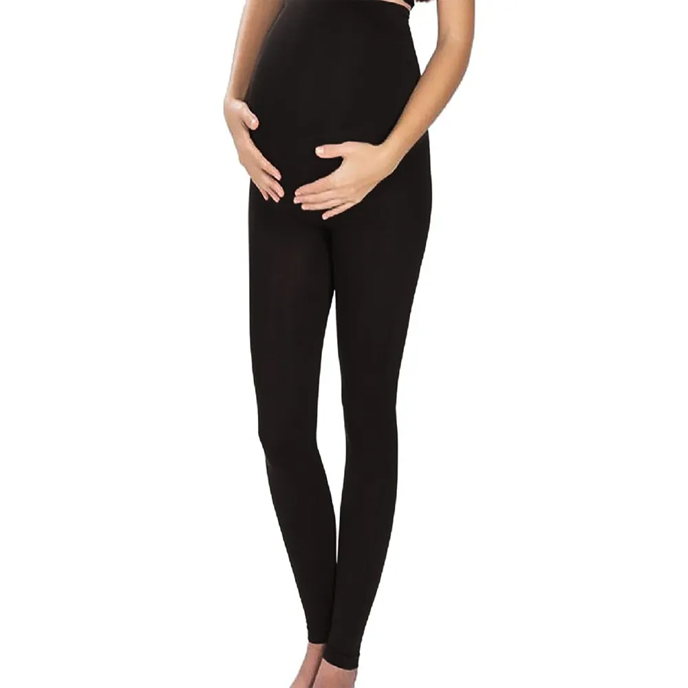 Pregnant Women High Waist Belly Support Solid Color Sports Fitness Yoga Pants