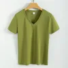 V-Neck Avocado Green