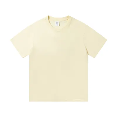 7a Antibacterial 210g Ice Silk 100% Cotton Basic Simple Cool Breathable Crew Neck Short Sleeve T-Shirt