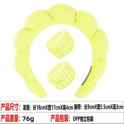 Women's Fashion Exaggerated Twist Sponge High Cranial Top Headbands Simple Cloth Hair Accessory