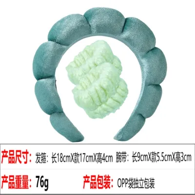 Women's Fashion Exaggerated Twist Sponge High Cranial Top Headbands Simple Cloth Hair Accessory