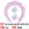 4# Three-Piece Set Bright Purple Headband Wristband