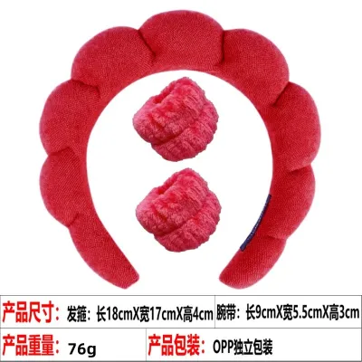 Women's Fashion Exaggerated Twist Sponge High Cranial Top Headbands Simple Cloth Hair Accessory